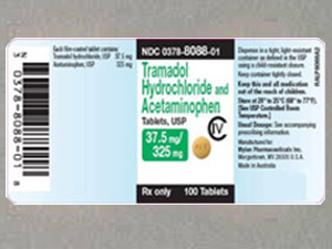 Tramadol 3.7/325mg